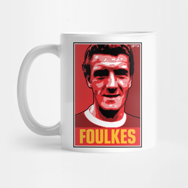 Foulkes - MUFC by David Foy Art